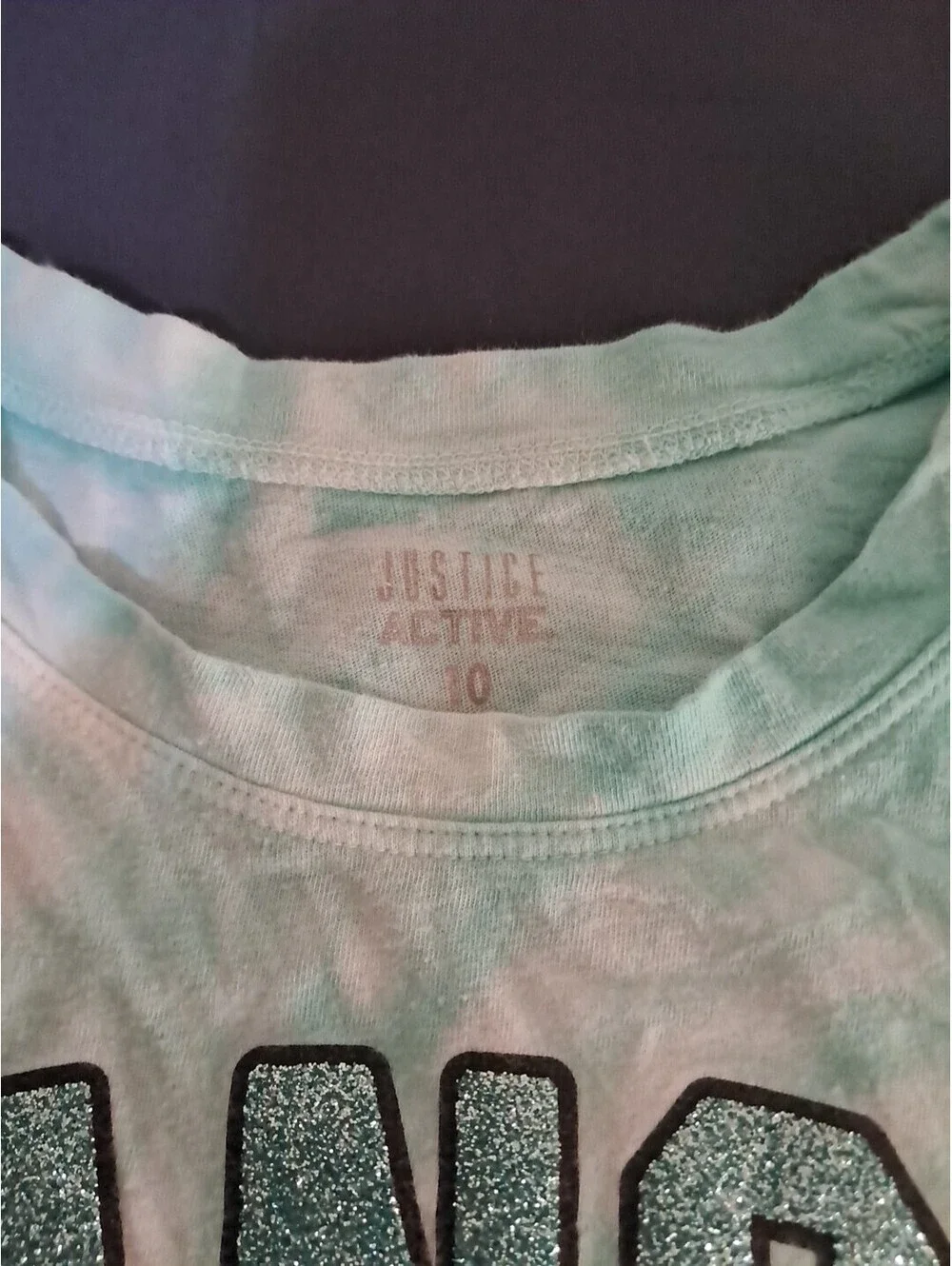 Justice: Girls Size 10 Tye Dye Blue 